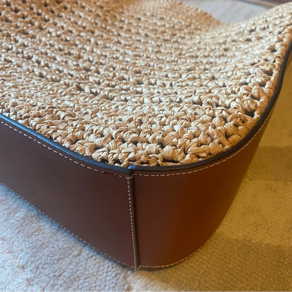 Mango Large Valeta Crocheted Raffia Bag - Picture 6 of 13